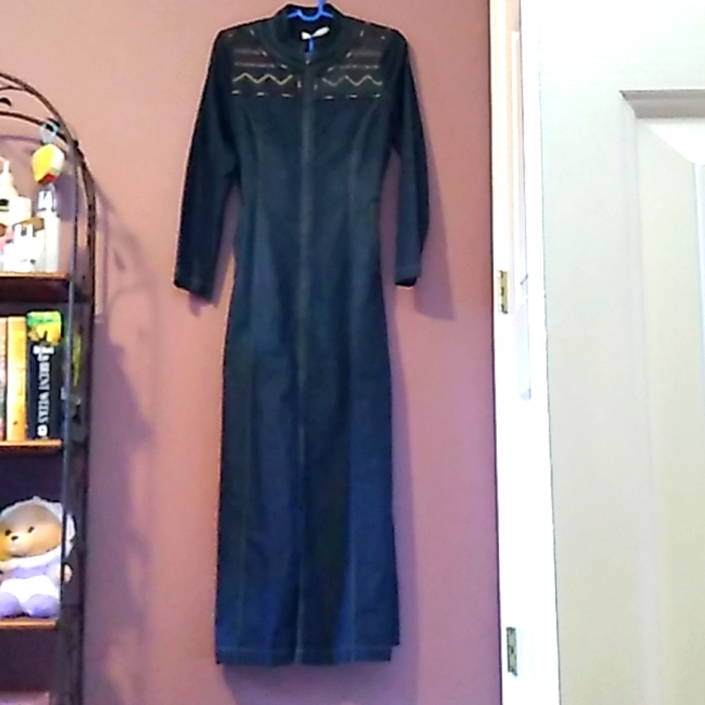 Denim Long Dress